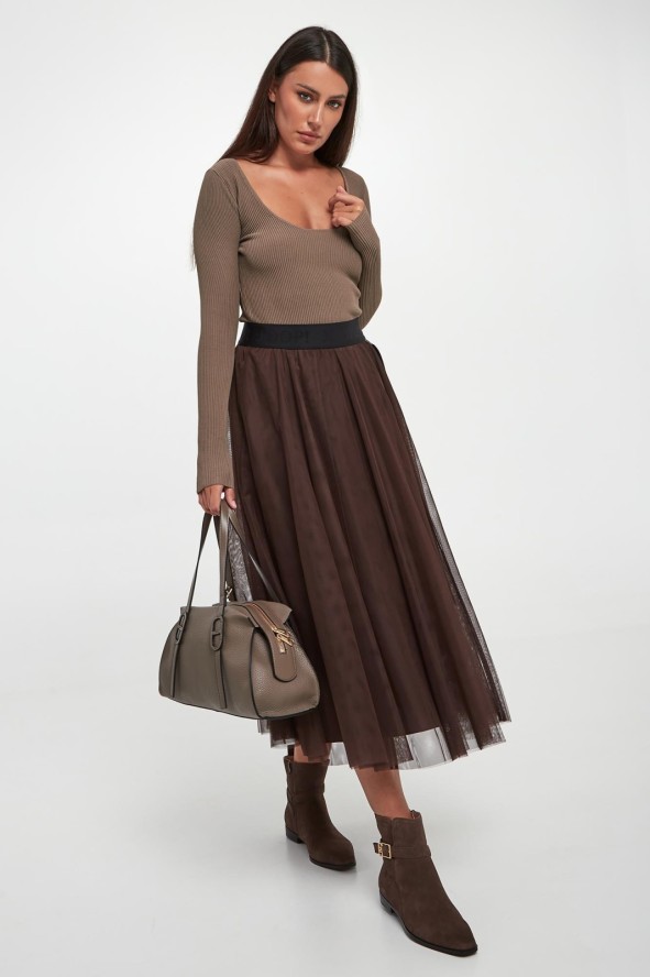 Bluzka damska w prażki ARMANI EXCHANGE