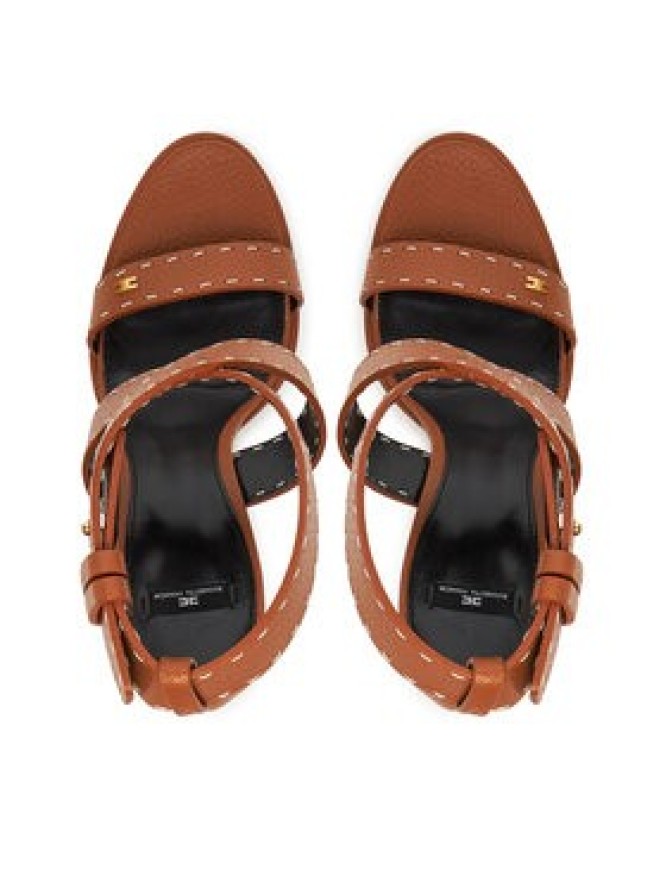 Elisabetta Franchi Sandały SA-08L-52E2-V580 Brązowy