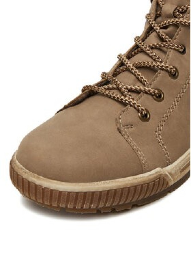 Rieker Trzewiki N0730-64 Beżowy