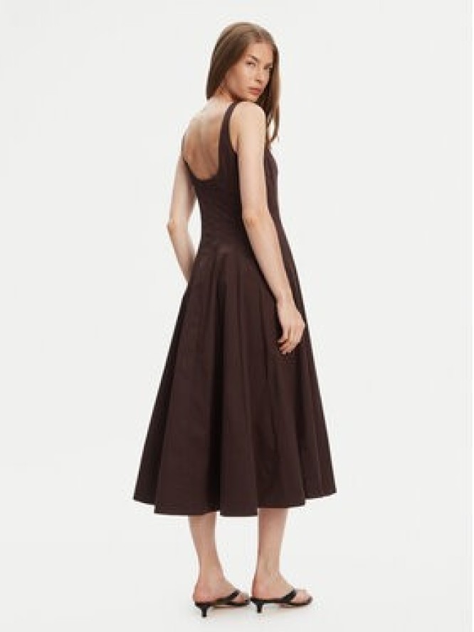 STAUD Sukienka codzienna Wells R24F2101PO Brązowy Regular Fit