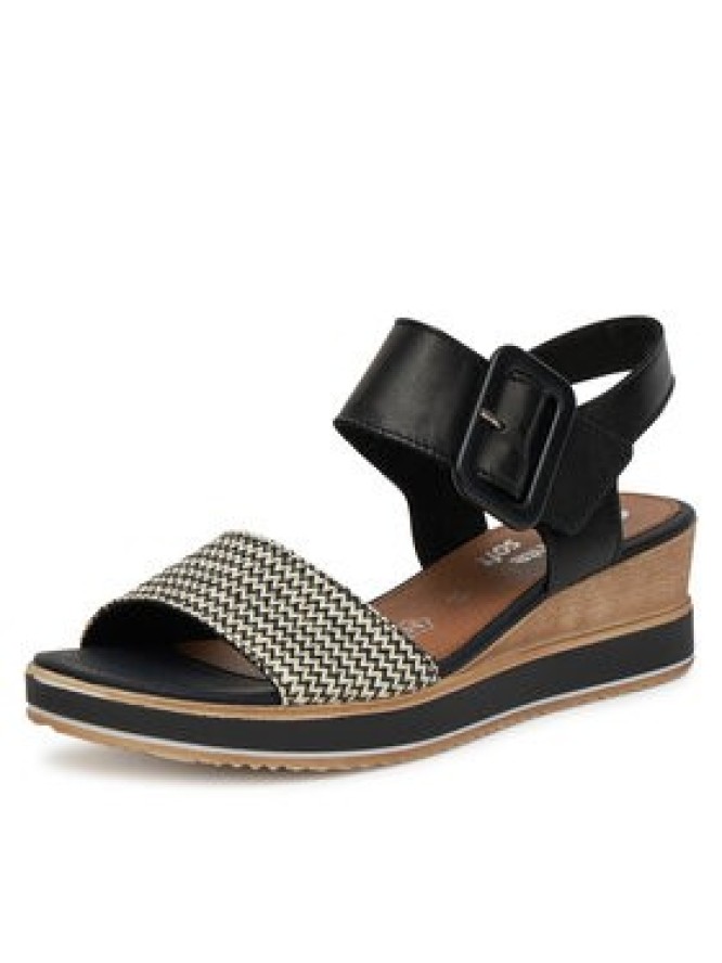 Remonte Sandały D6453-01 Czarny