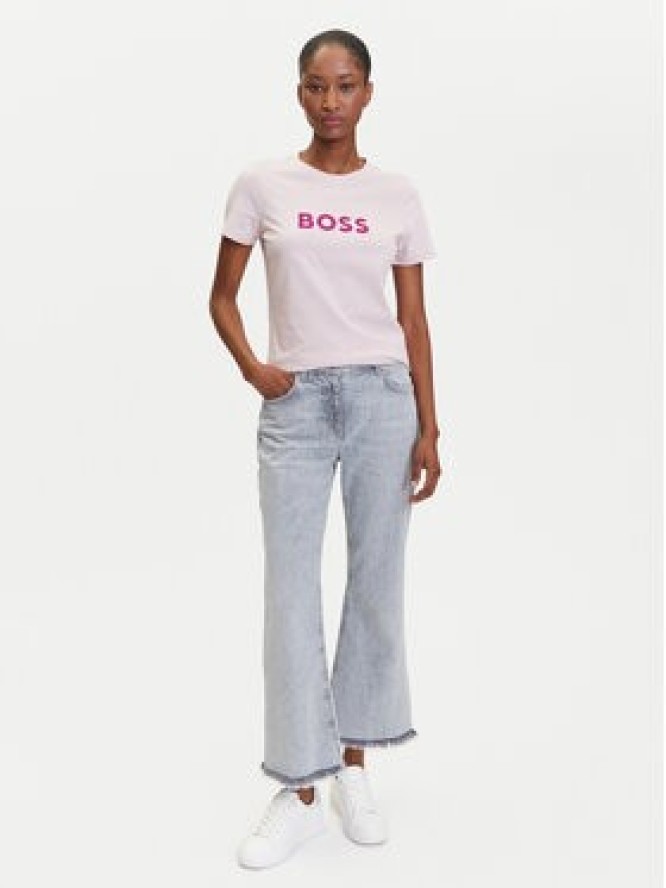 BOSS T-Shirt C_Elogo_5 50501139 Różowy Regular Fit