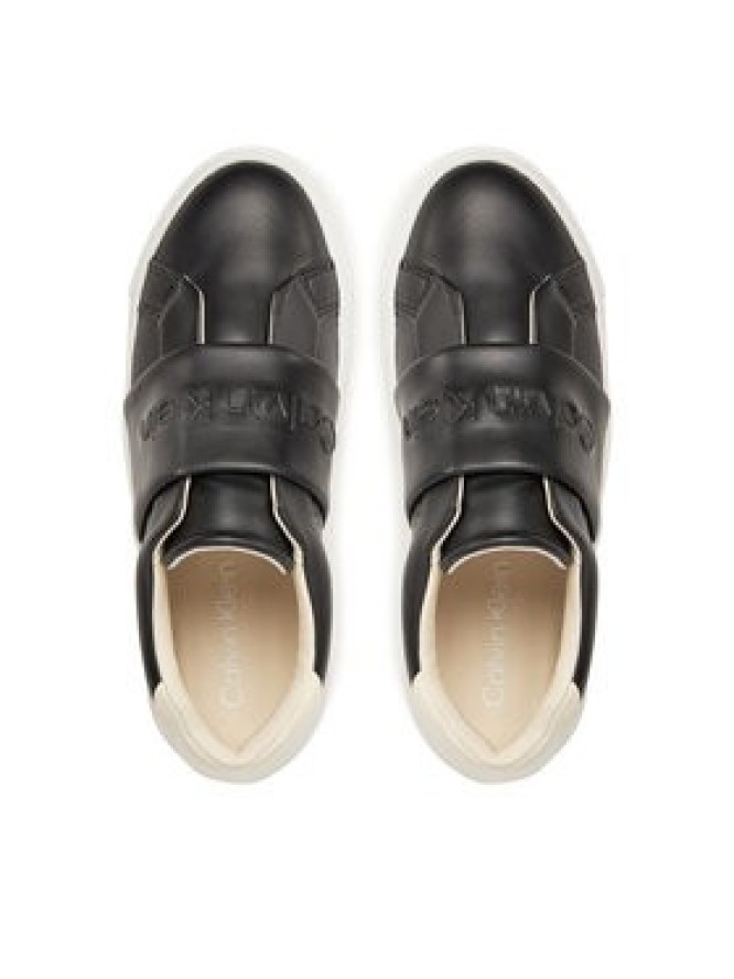 Calvin Klein Sneakersy Cupsole Slip On - He Nappa HW0HW02471 Czarny