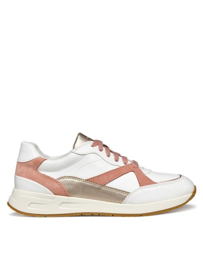 Geox Sneakersy Prometya D46NQA 05422 C1Z7Q Biały