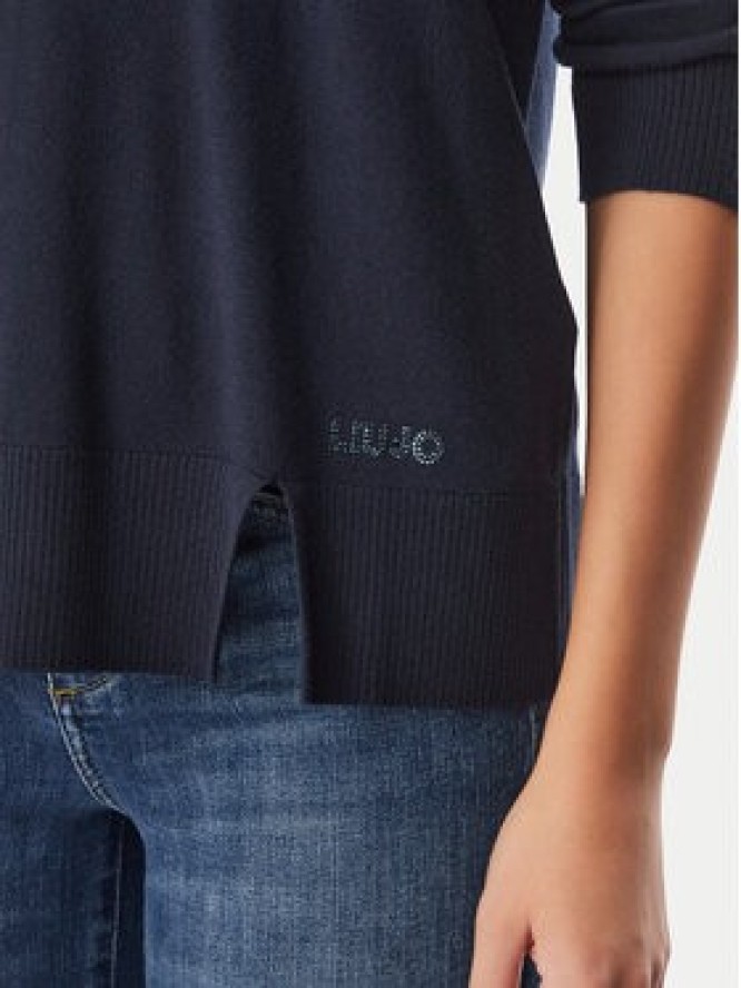 Liu Jo Sweter WF6418 MA16R Czarny Regular Fit