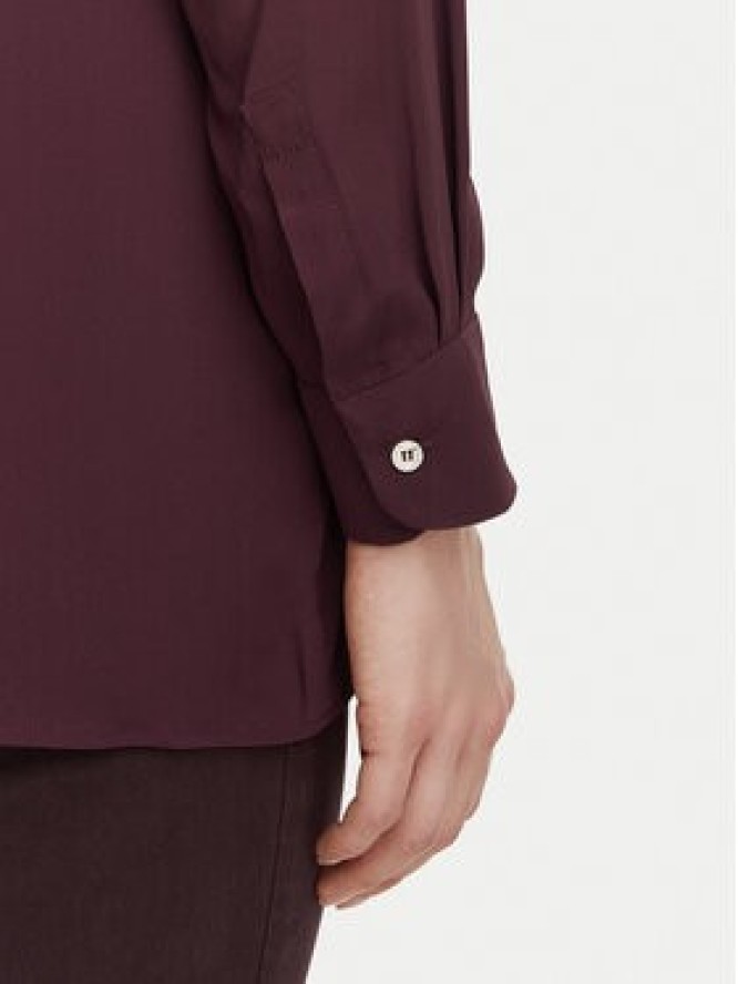 Marella Koszula Orca 2623116041 Bordowy Regular Fit