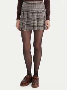 MAX&Co. Spódnica mini Canto 2526106064200 Brązowy Regular Fit