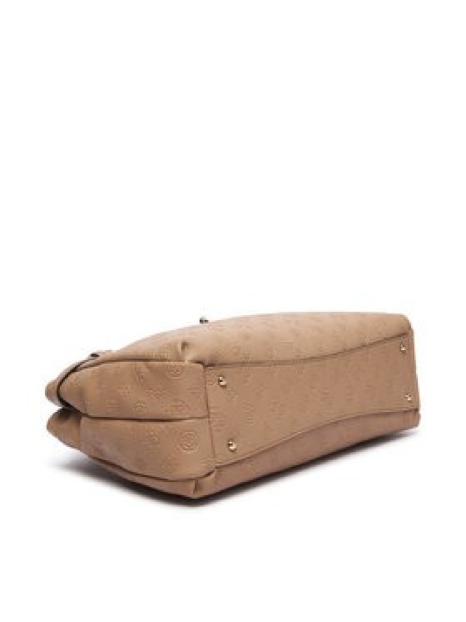 Guess Torebka Ella Logo HWPD97 46060 Beżowy ciemny