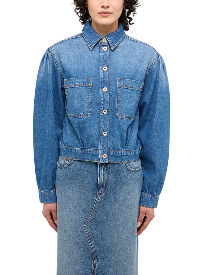 Mustang Kurtka dżinsowa w kolorze niebieskim rozmiar: S