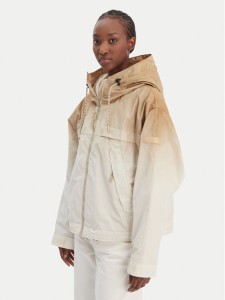 Napapijri Kurtka przejściowa A-Traveler Short DW NP0A4I6GN3D1 Beżowy Regular Fit