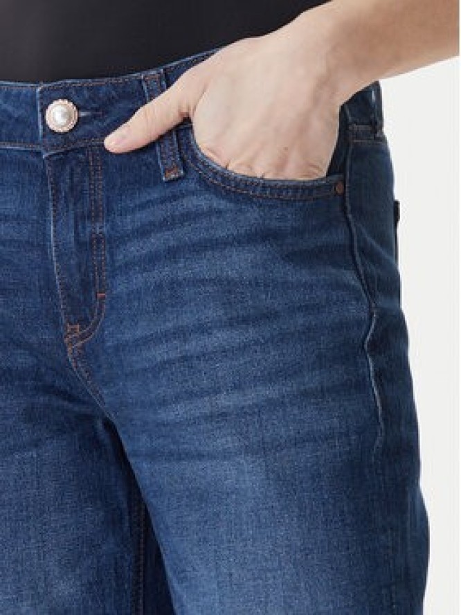 Guess Jeansy W6RA3M D6831 Granatowy Straight Leg