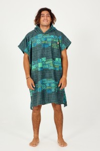 Ponczo surfingowe dla dorosłych - Native Series - Tapa