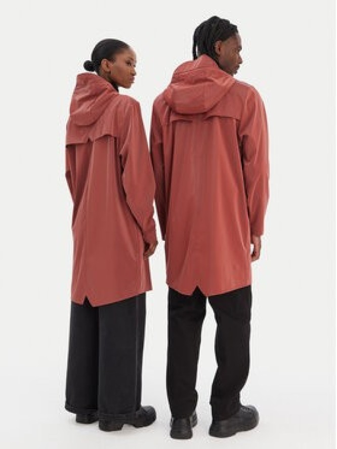 Rains Kurtka przeciwdeszczowa Unisex 12020 Pomarańczowy Regular Fit