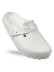 Birkenstock Chodaki "Boston" w kolorze białym rozmiar: 38