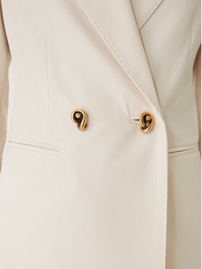 Marella Marynarka Tropico 2613041121 Biały Regular Fit