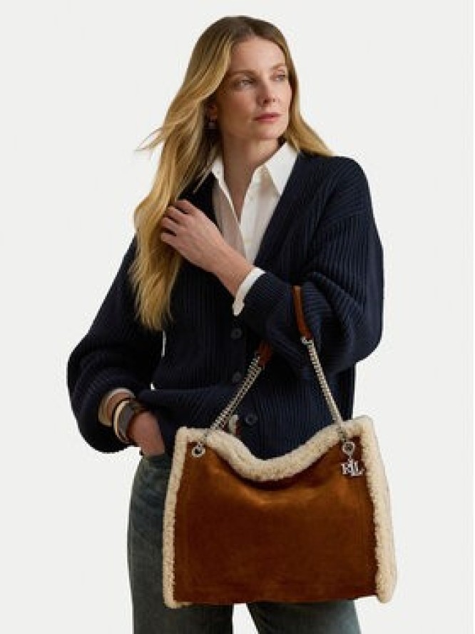LAUREN RALPH LAUREN Torebka Large Bradley 431980180001 Brązowy