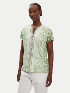 Olsen Bluzka 11105099 Zielony Regular Fit