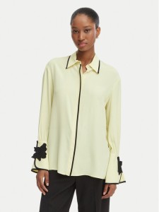 Simona Corsellini Koszula P26CPCA01301 Zielony jasny Regular Fit