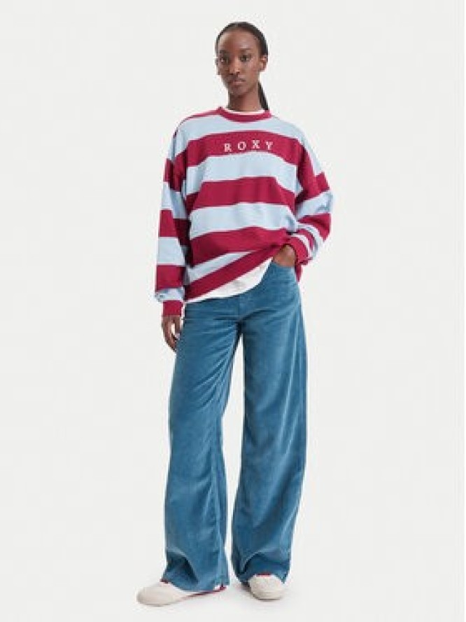 Roxy Spodnie materiałowe Surf Crush ERJNP03727 Niebieski Relaxed Fit
