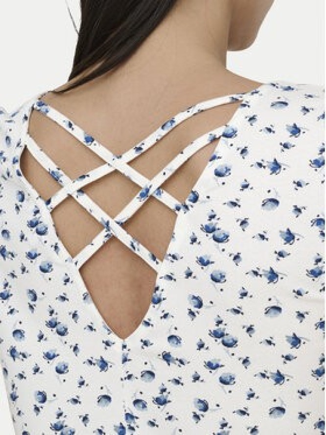 ONLY Bluzka Bera 15368588 Biały Regular Fit