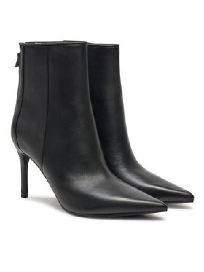 Guess Botki Feyly FLDFEY LEA10 Czarny