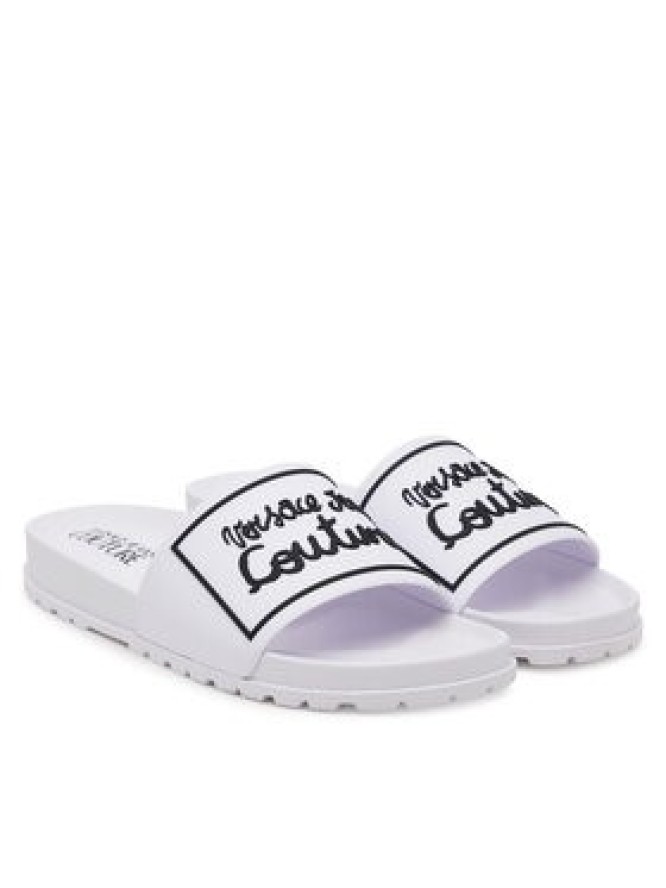 Versace Jeans Couture Klapki 78VA3SQ2 Biały