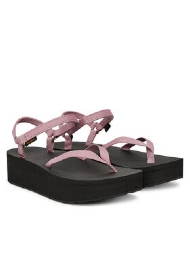 Teva Sandały Flatform Slim 1164630 Różowy
