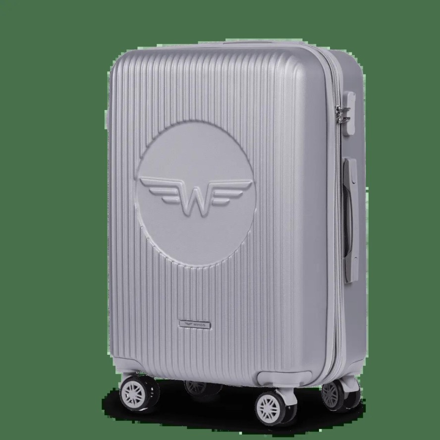 Walizka średnia Wings Swallow 3.0 SILVER 24"