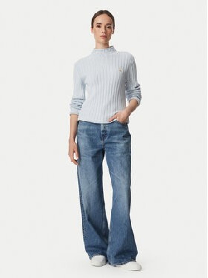 Calvin Klein Jeans Sweter LV047H304G Niebieski jasny Regular Fit
