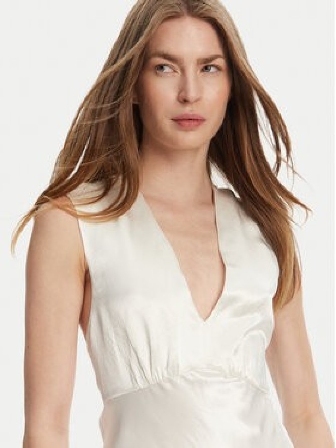 Max Mara Leisure Sukienka koktajlowa Glizia 2516221048 Biały Regular Fit