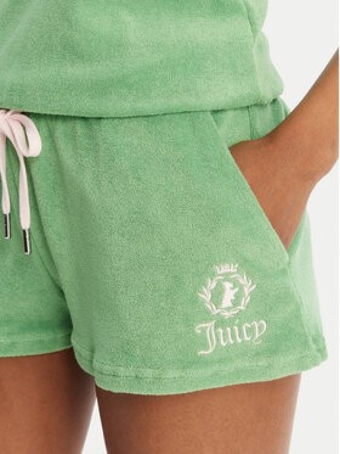 Juicy Couture Kombinezon Applique Terry JCWFP126316 Zielony Regular Fit