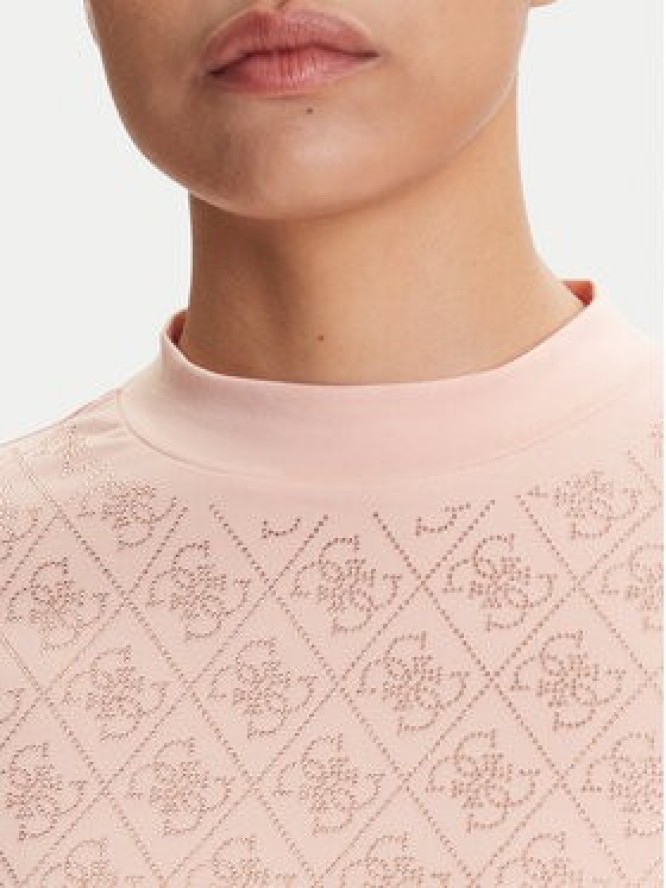 Guess T-Shirt W4BI26 J1314 Różowy Regular Fit