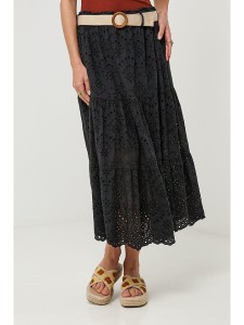 Lin Passion Lniana spódnica w kolorze czarnym rozmiar: 38/40