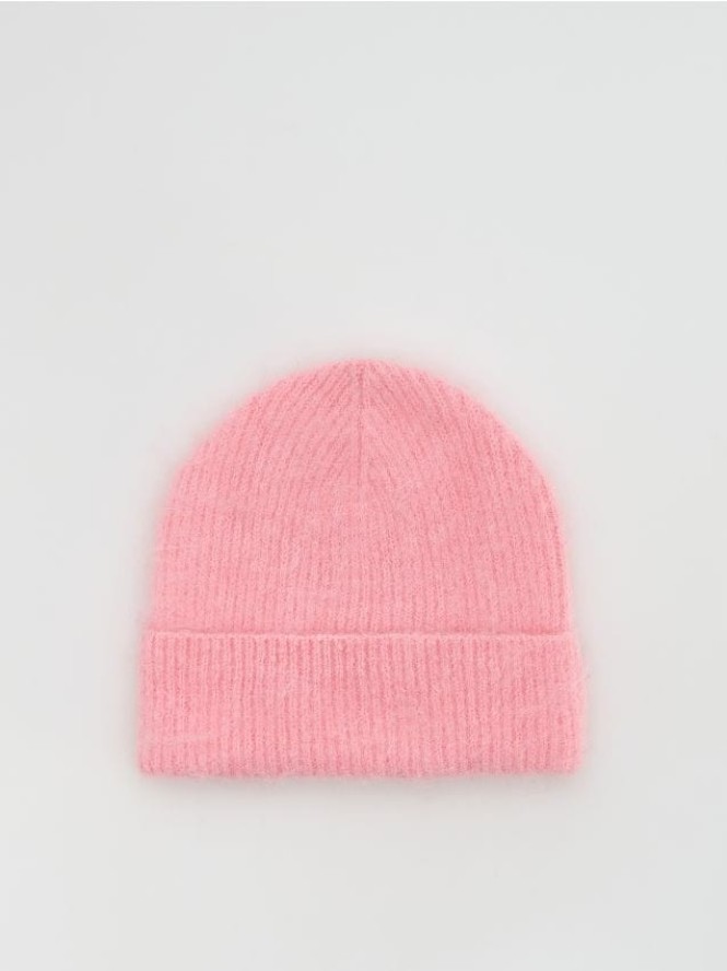 Czapka beanie - pastelowy róż