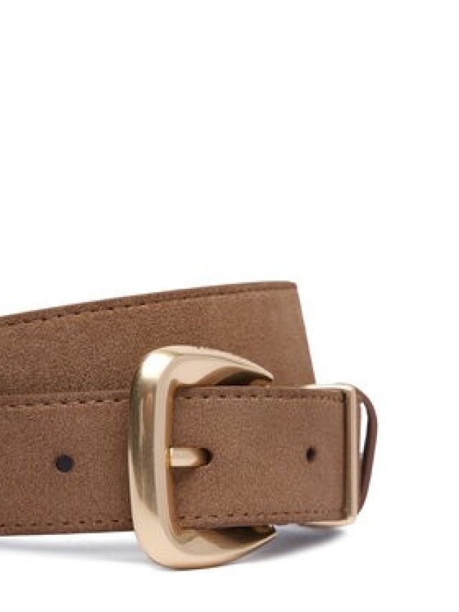 Calvin Klein Pasek Hw End Tip Buckle Suede 30Mm LV04F7114G Brązowy