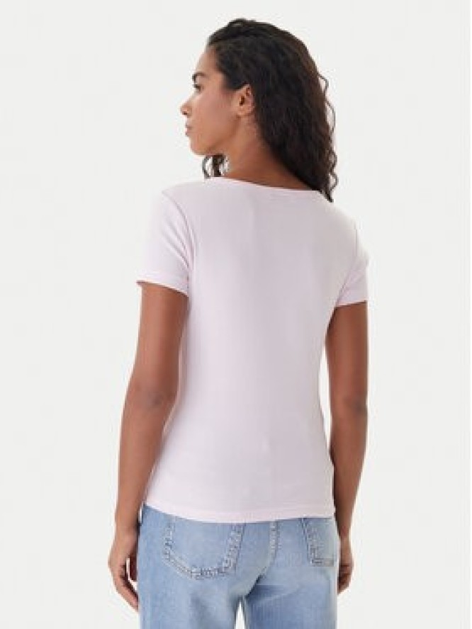 Tommy Jeans T-Shirt Essential DW0DW17385 Różowy Slim Fit