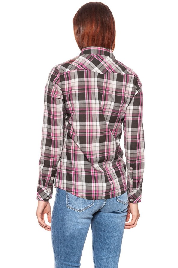 KOSZULA WRANGLER CHECK SHIRT ROSIN GREEN W5240LUWY 112129352