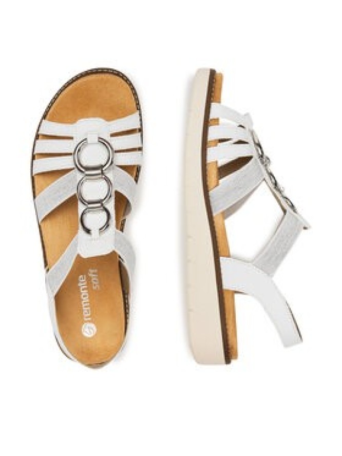 Remonte Sandały D2073-80 Biały