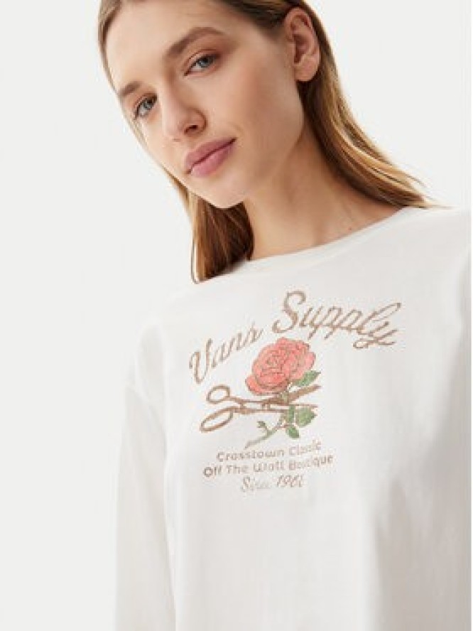 Vans Bluzka Supply Boutique VN000MDC Écru Relaxed Fit
