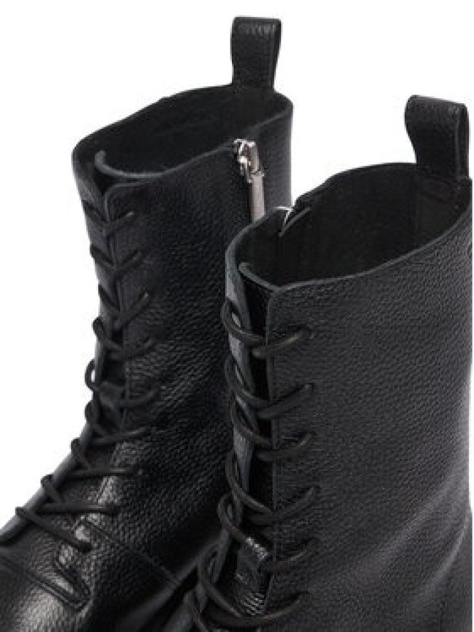 Calvin Klein Trzewiki Conc Welt Lace Up Boot Lth HW0HW03209 Czarny