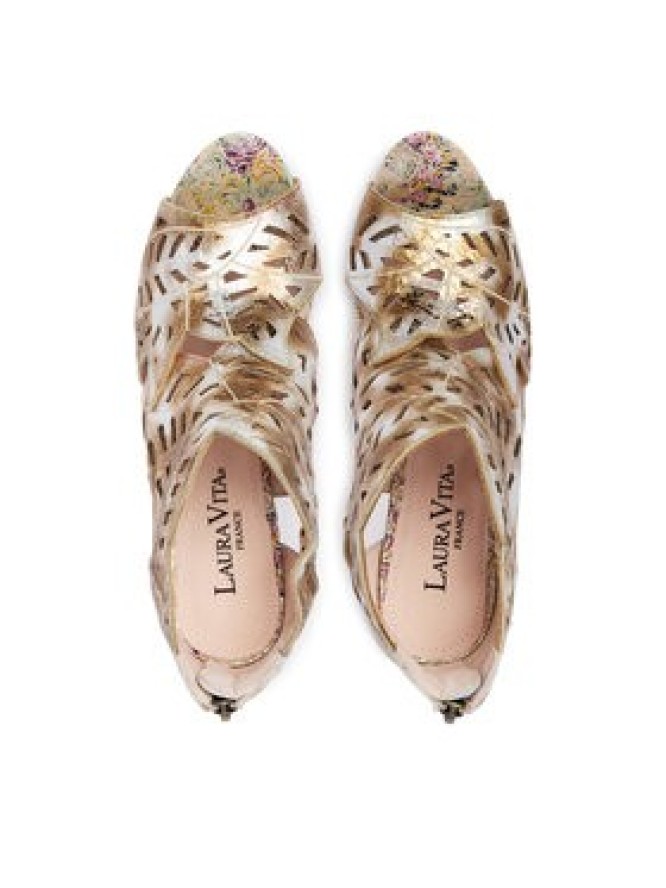 Laura Vita Sandały Albane 48 Złoty