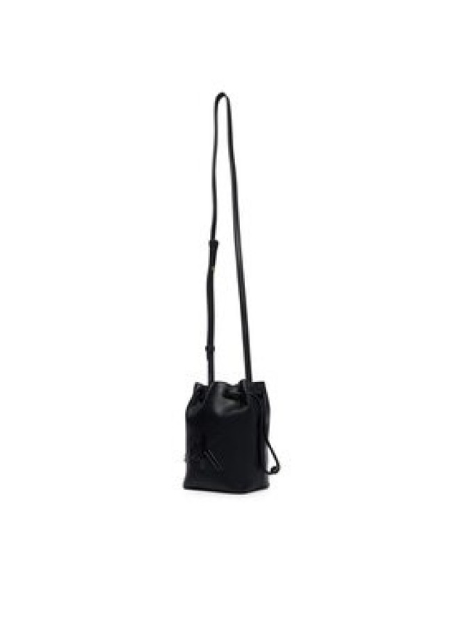 Calvin Klein Torebka Bold Ck Mini Bucket Crossbody LV04F3870G Czarny