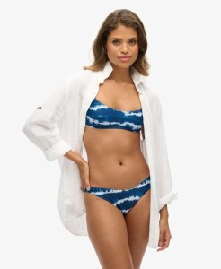 superdry Tie Dye Bikini Top — wzór tie dye Navy