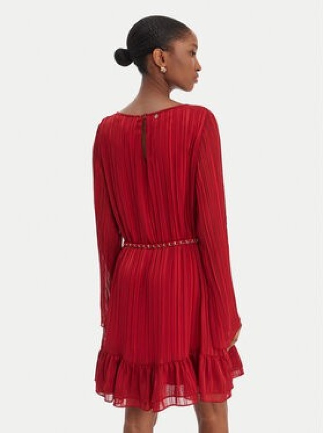 Guess Sukienka codzienna W6RK37 WJ712 Czerwony Regular Fit