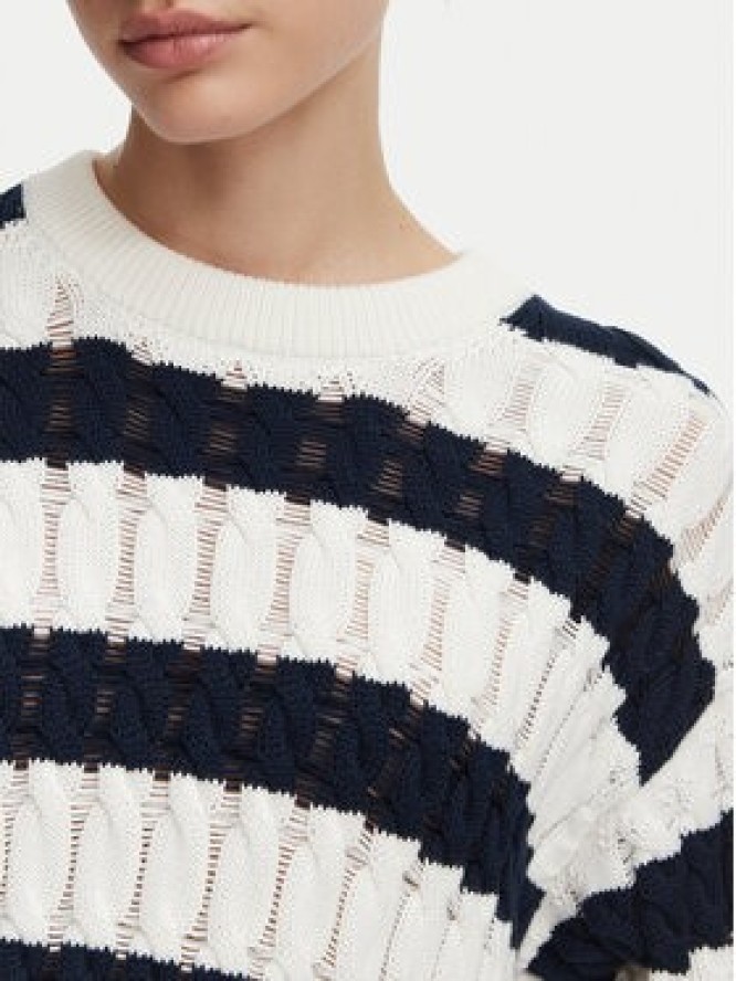 Tommy Jeans Sweter DW0DW22926 Granatowy Loose Fit