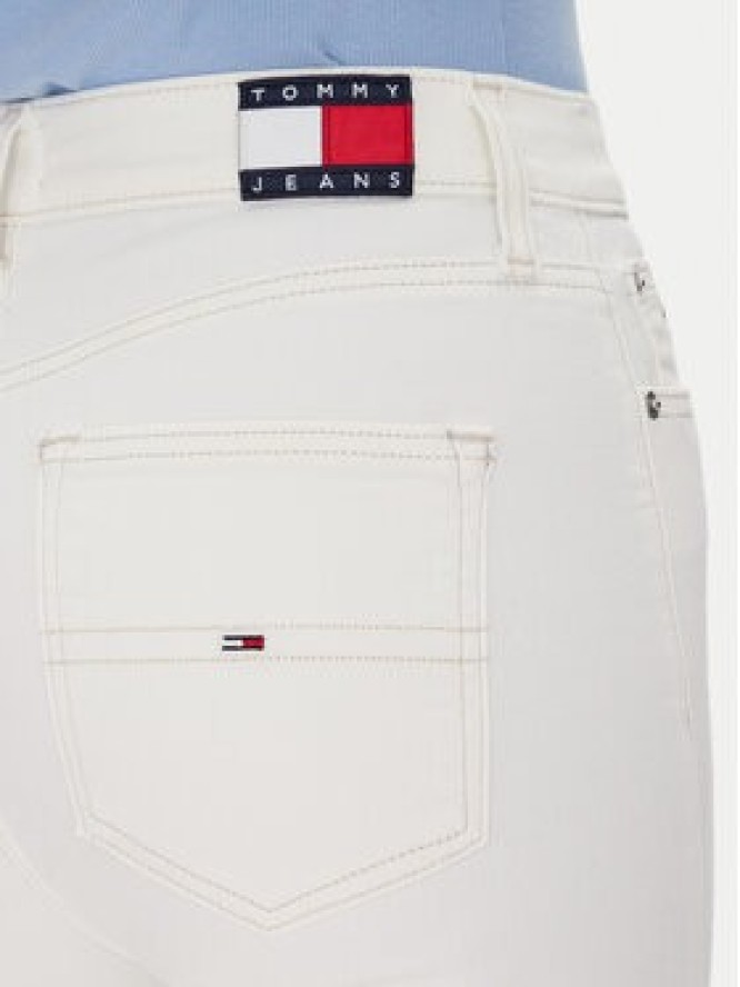 Tommy Jeans Jeansy Sylvia Hgh Flr Bg4293 DW0DW20032 Biały Regular Fit