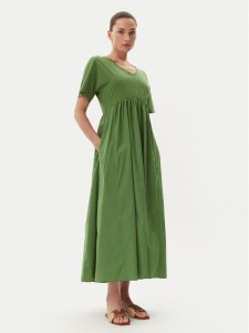 Weekend Max Mara Sukienka codzienna Brozno 2515621082 Zielony Relaxed Fit