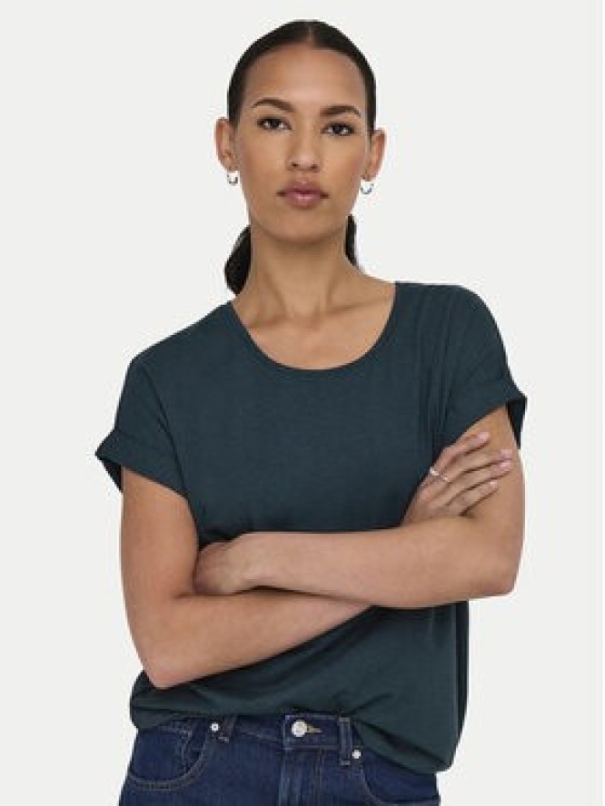 ONLY T-Shirt Moster 15106662 Zielony Regular Fit