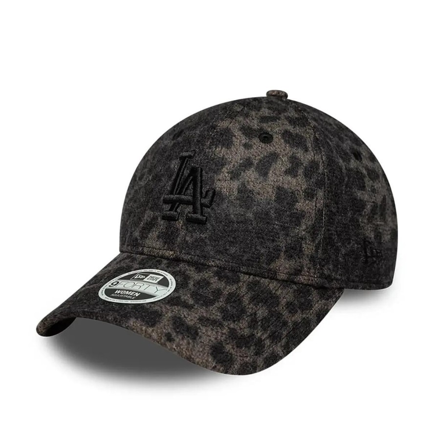 Czapka baseballowa damska Los Angeles Dodgers New Era 9Forty Cosy Leopard