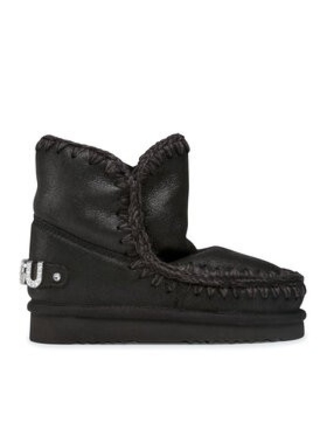 Mou Śniegowce Eskimo 18 With Rhinestones Logo Czarny